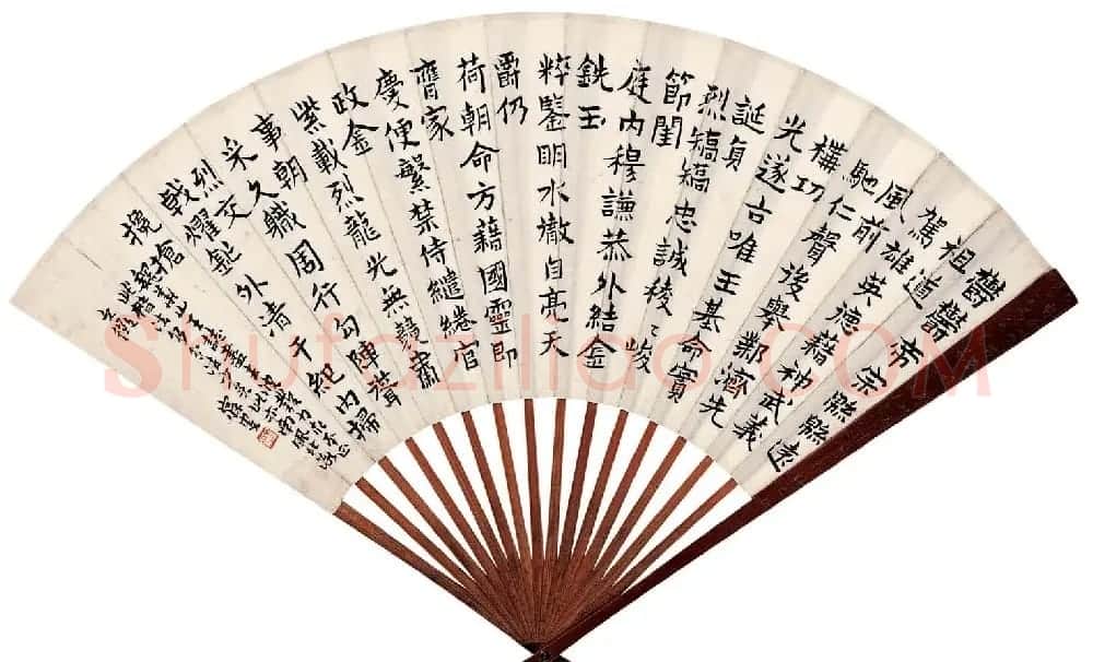 大儒沈曾植扇面书法欣赏 | 书法作品鉴赏
