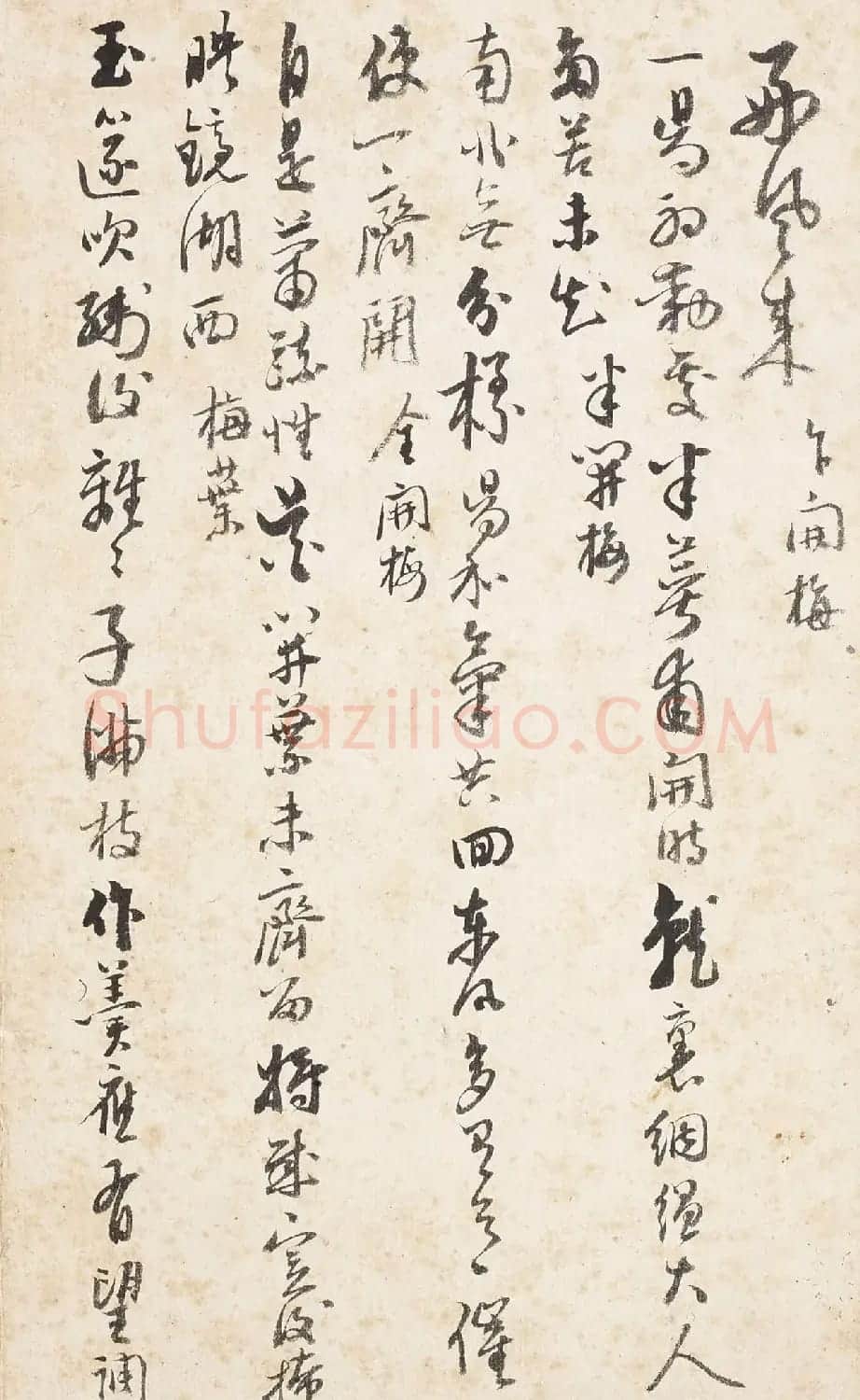 杭世骏行书《分题梅花诗一百首》 | 毛笔书法作品