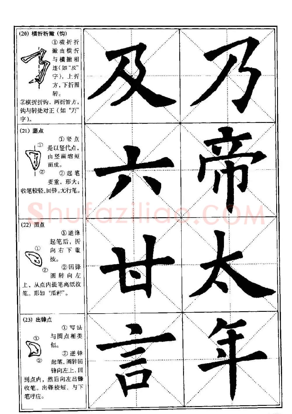 欧体书法教程《欧阳询楷书入门大字帖》 | 毛笔楷书字帖