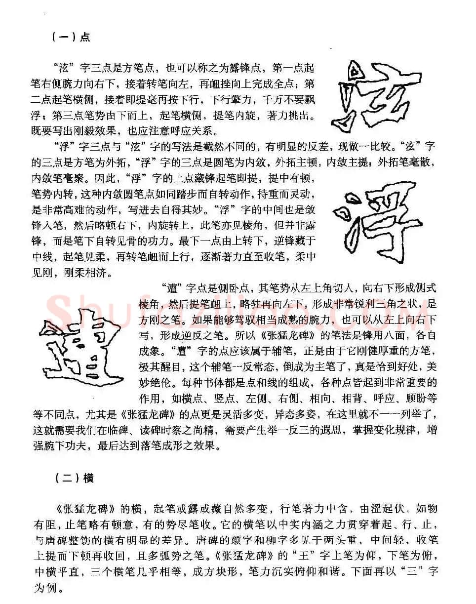图文教材 怎样写魏碑与怎样临习张猛龙碑 | 软笔楷书字帖