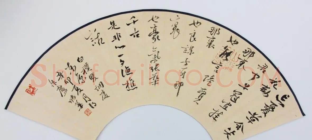 万胜华扇面书法作品欣赏 | 软笔书法作品