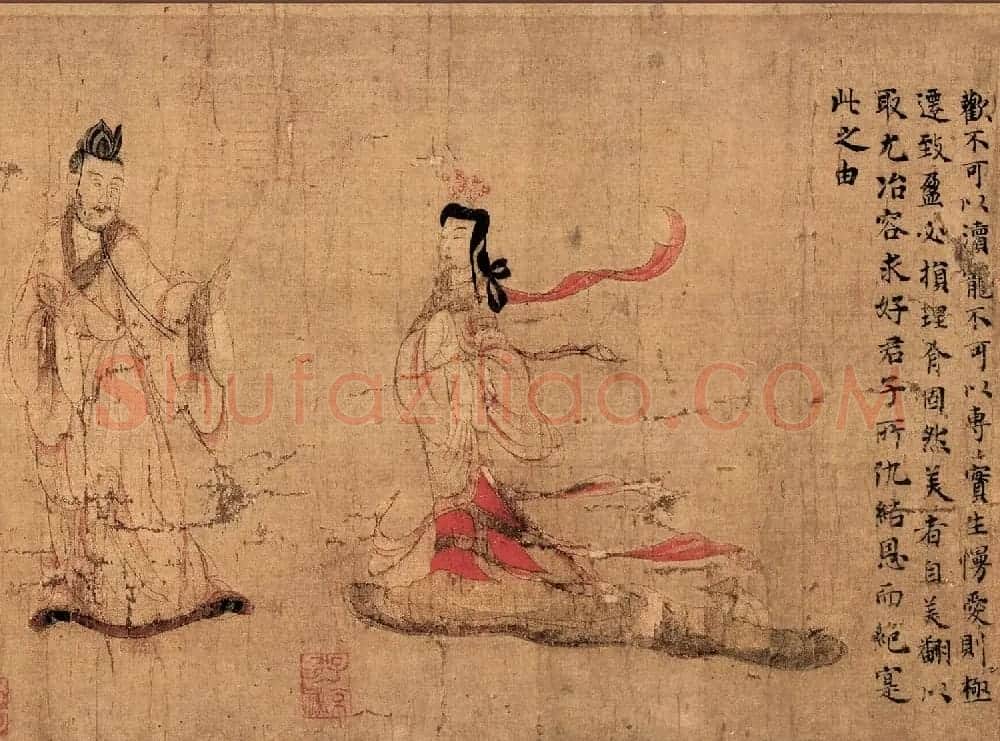 东晋顾恺之《女史箴图》唐人摹本英国馆藏 | 传世书法作品欣赏
