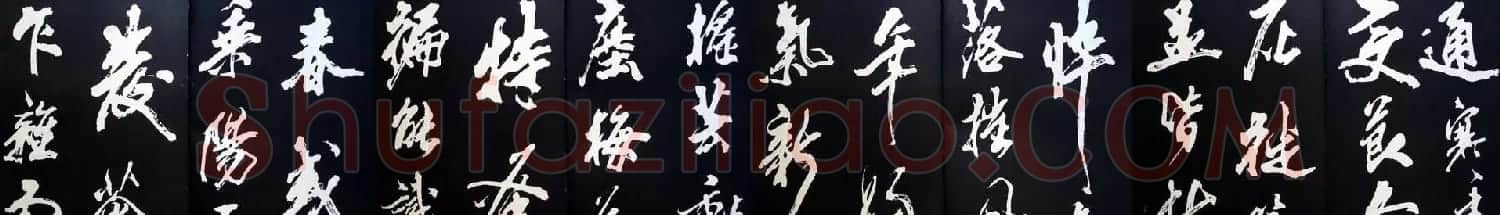 米芾书法欣赏梅花赋两种 | 毛笔书法作品