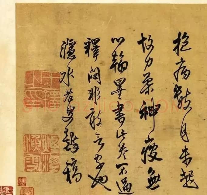王铎行草书法手卷《求书帖+欢呼帖》 | 书法长卷