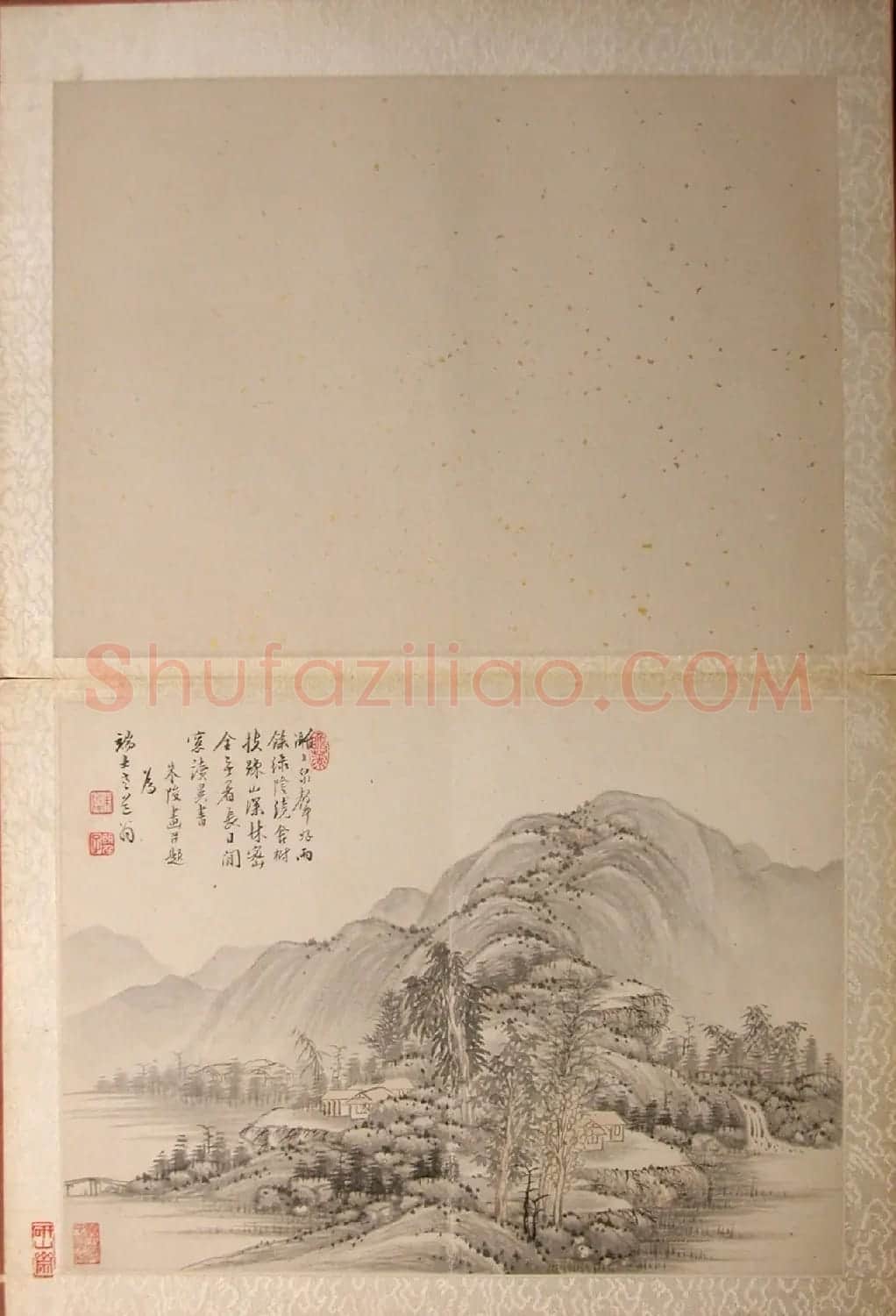 精品字画《清初八大家山水集景冊》 | 传世书法作品赏析