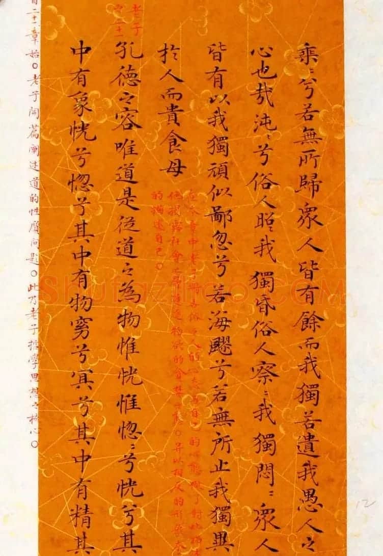 杨涵之楷书册页《老子道德经》选抄 | 名家书法作品精选