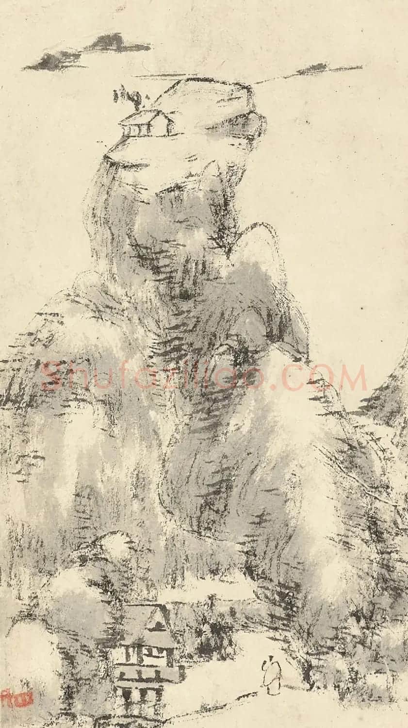 八大山人《兰亭诗画册》对题12开 | 传世书法作品鉴赏