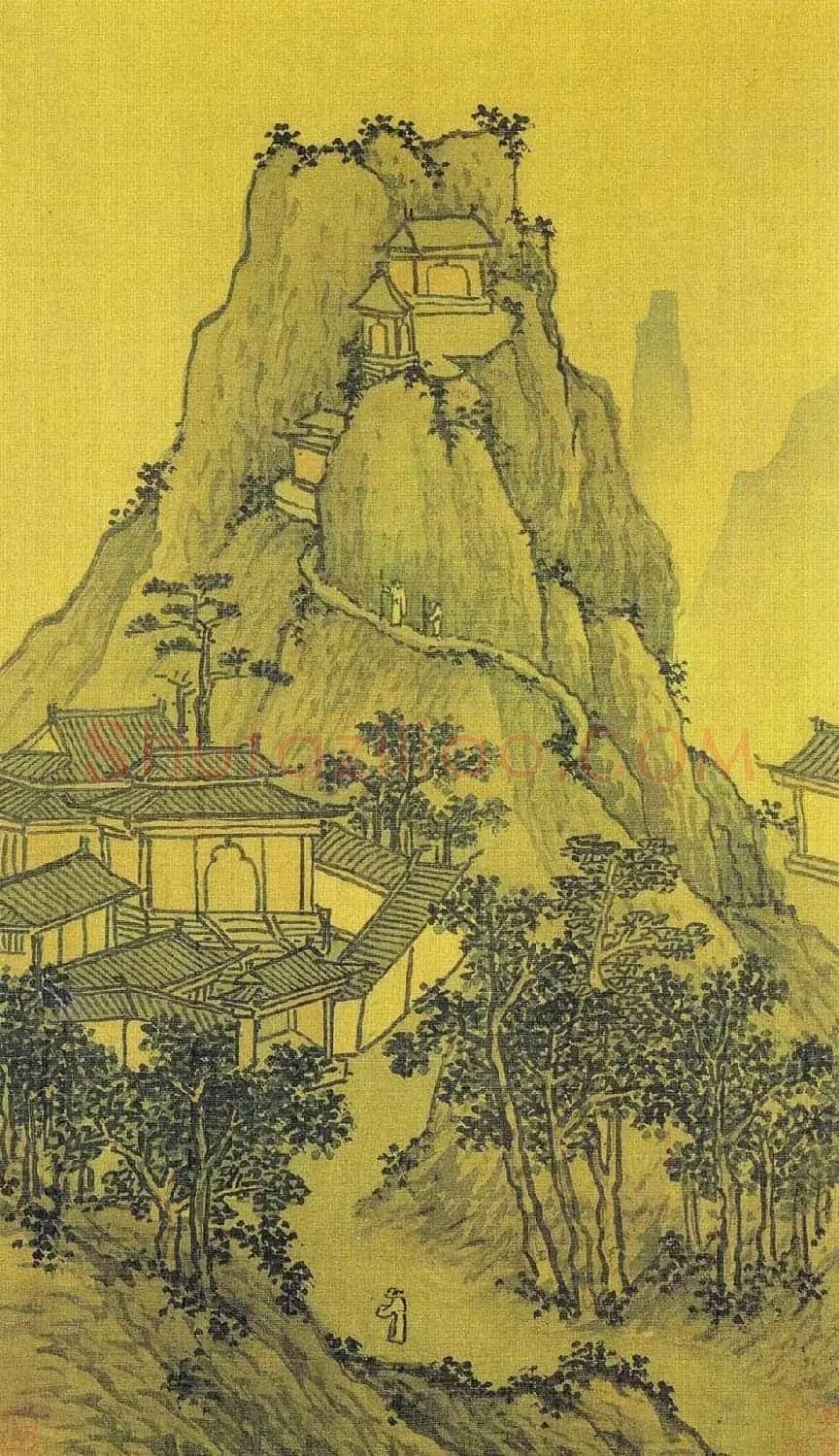 吴门画派班首沈周书法字画欣赏《雨江名胜图册》 | 传世书法作品欣赏