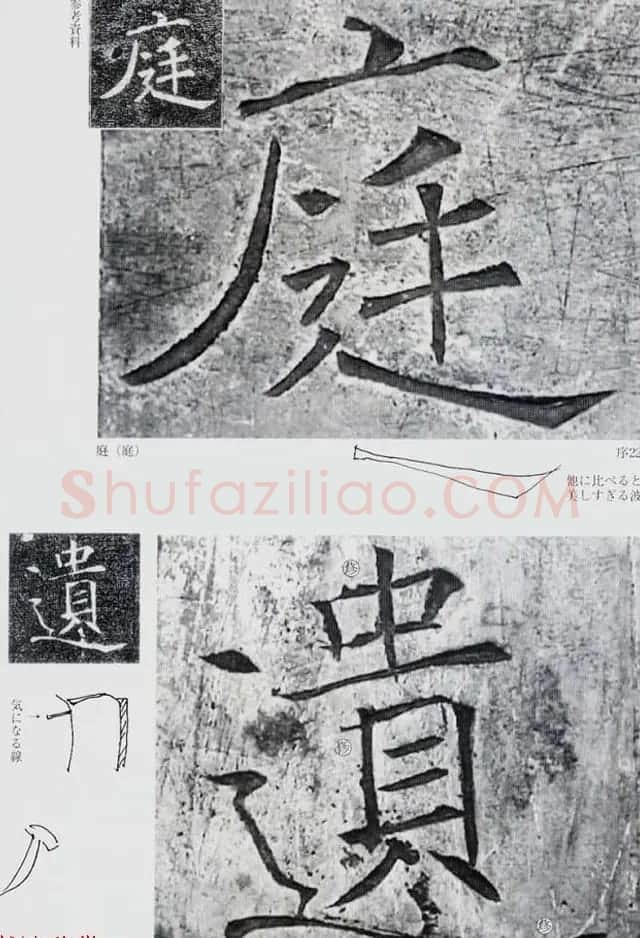 荒金大琳编著《褚遂良雁塔圣教序扩大观察记录》 | 毛笔楷书字帖