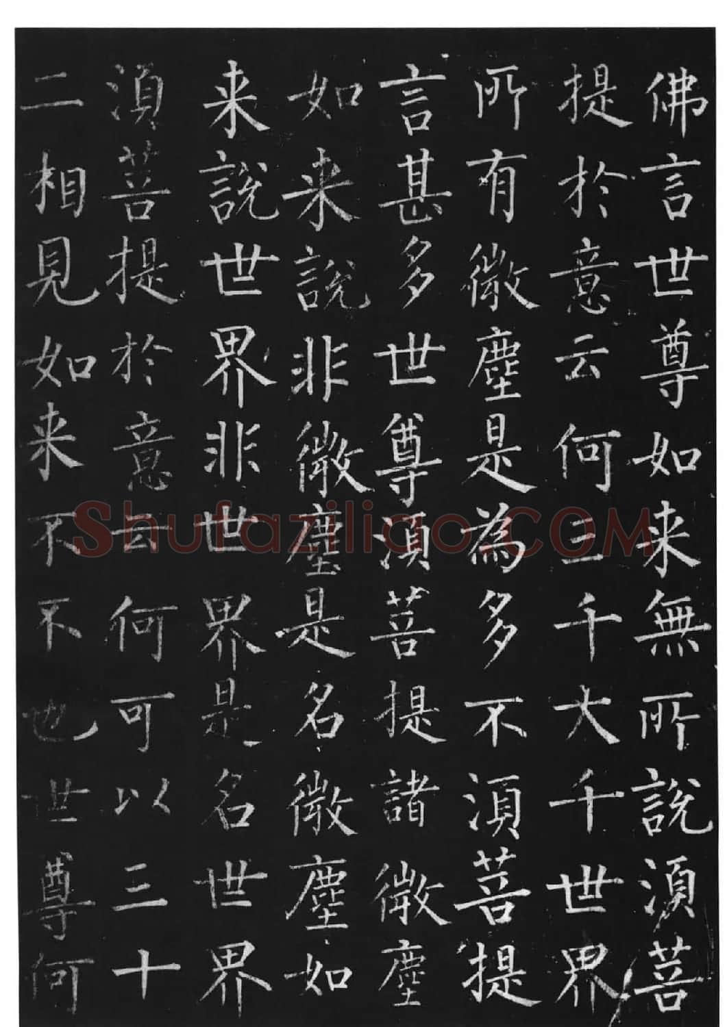 柳体楷书字帖《柳公权金刚经》 | 软笔楷书字帖