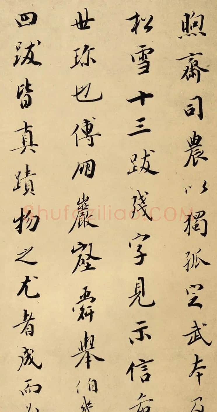 成亲王书法题跋《赵松雪兰亭十三跋》 | 书法名家作品鉴赏