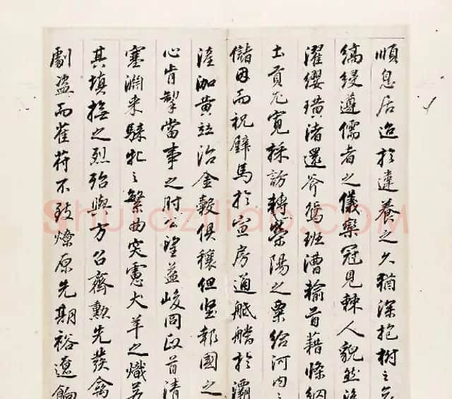 董其昌行书册页《董思翁书陈尚书神道碑》 | 名家书法作品精选