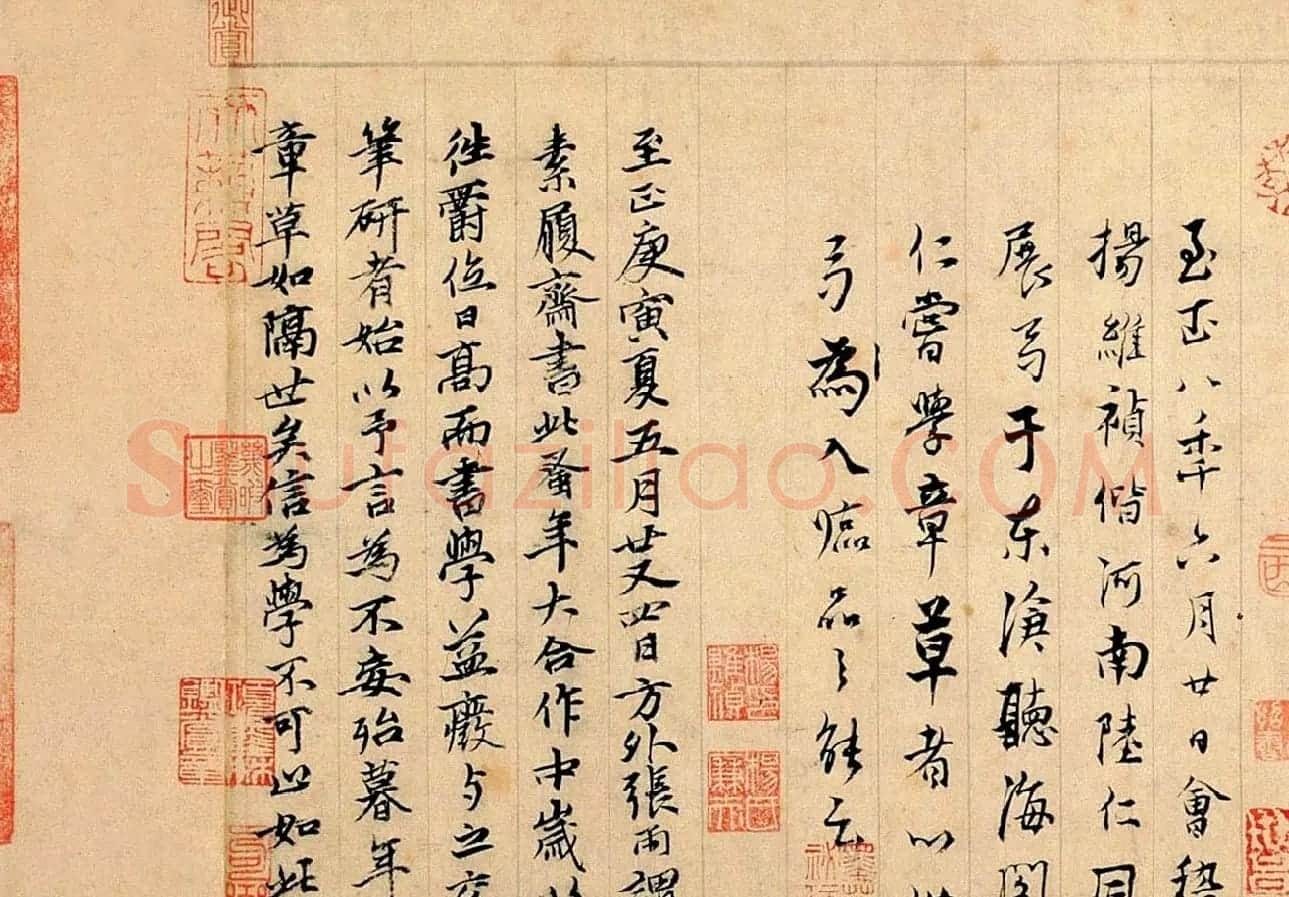 元代书家张雨书法作品欣赏 | 名家书法作品赏析