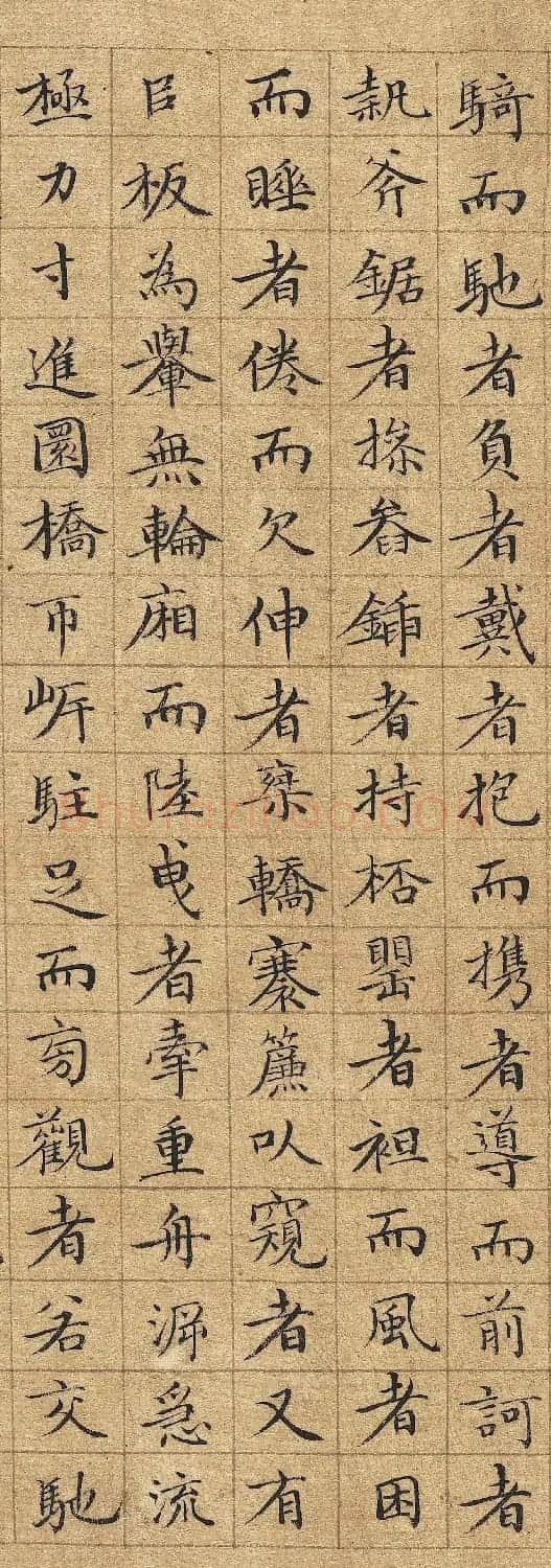 李东阳小楷《清明上河图》 | 软笔书法作品