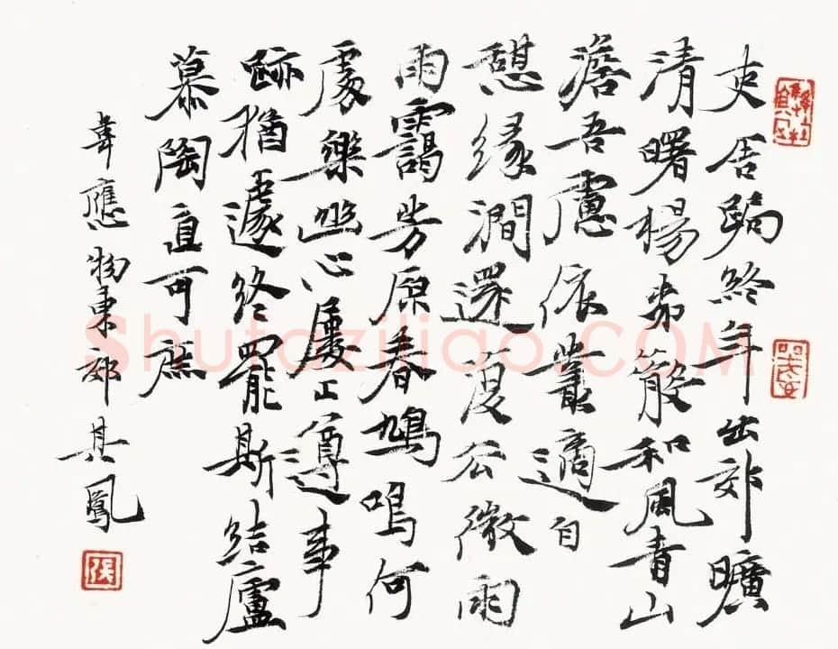 张其凤毛笔书法作品欣赏 | 书法作品赏析