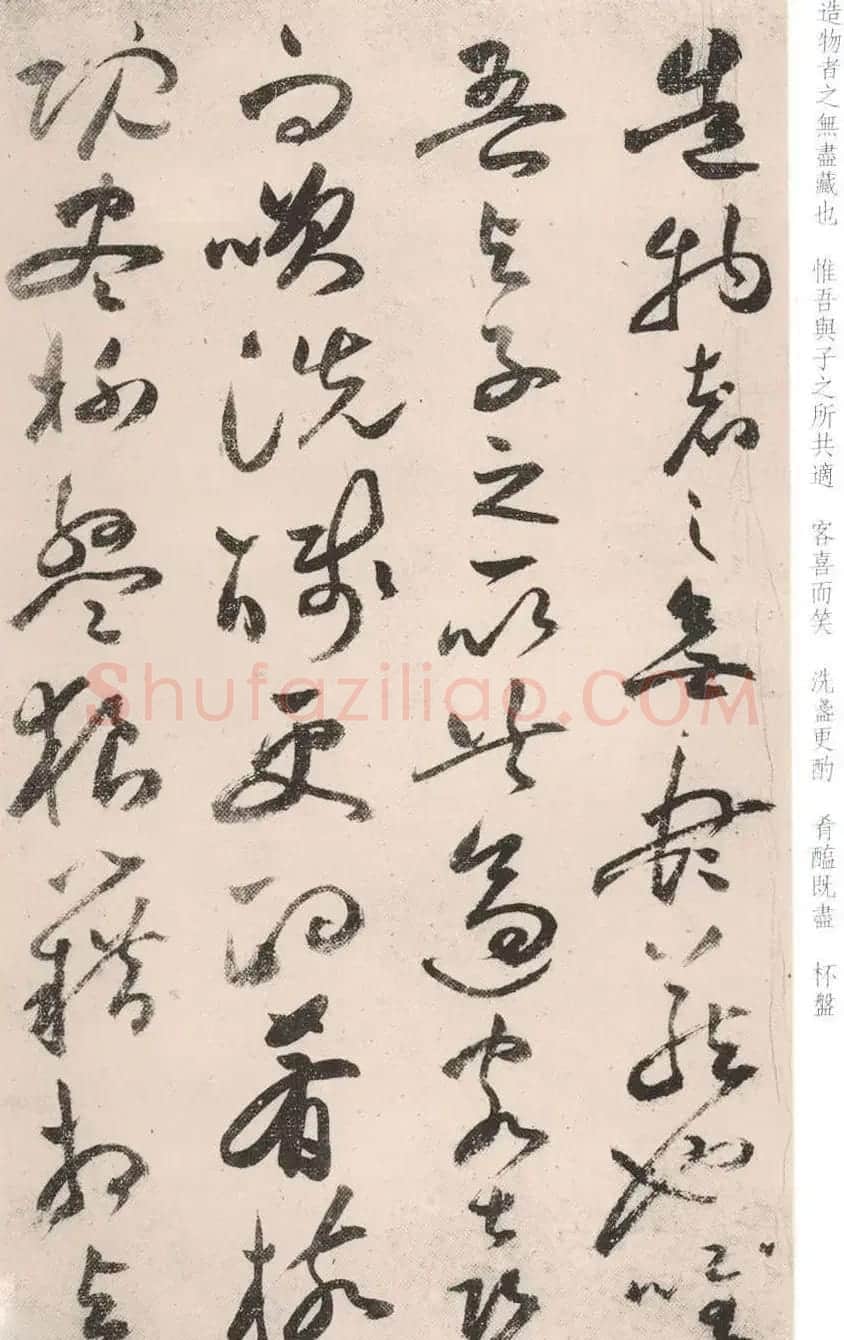 祝允明晚年行草书法作品《前后赤壁赋》 | 书法名家作品欣赏