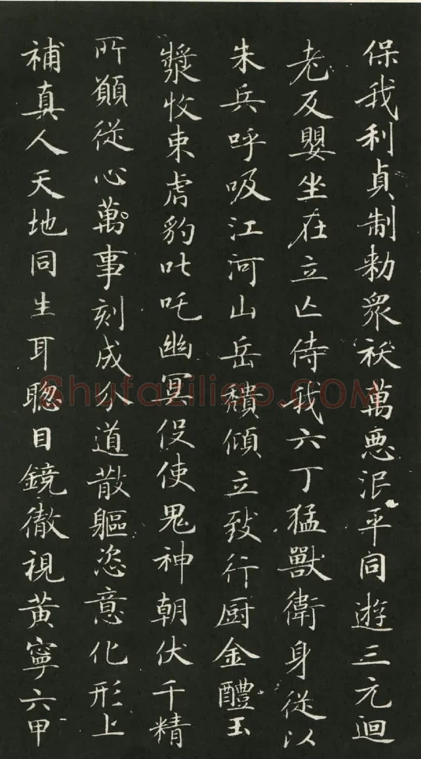 唐代钟绍京小楷书法《灵飞经》渤海本 | 书法碑帖