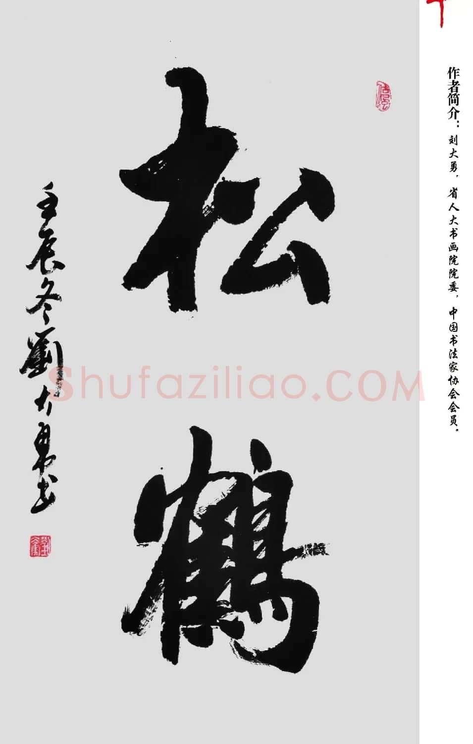刘大勇题字书法作品欣赏 | 书法作品鉴赏