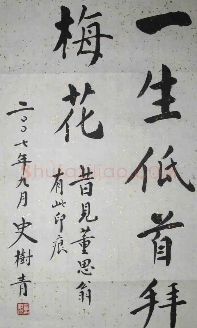 史树青书法作品欣赏 | 毛笔书法作品
