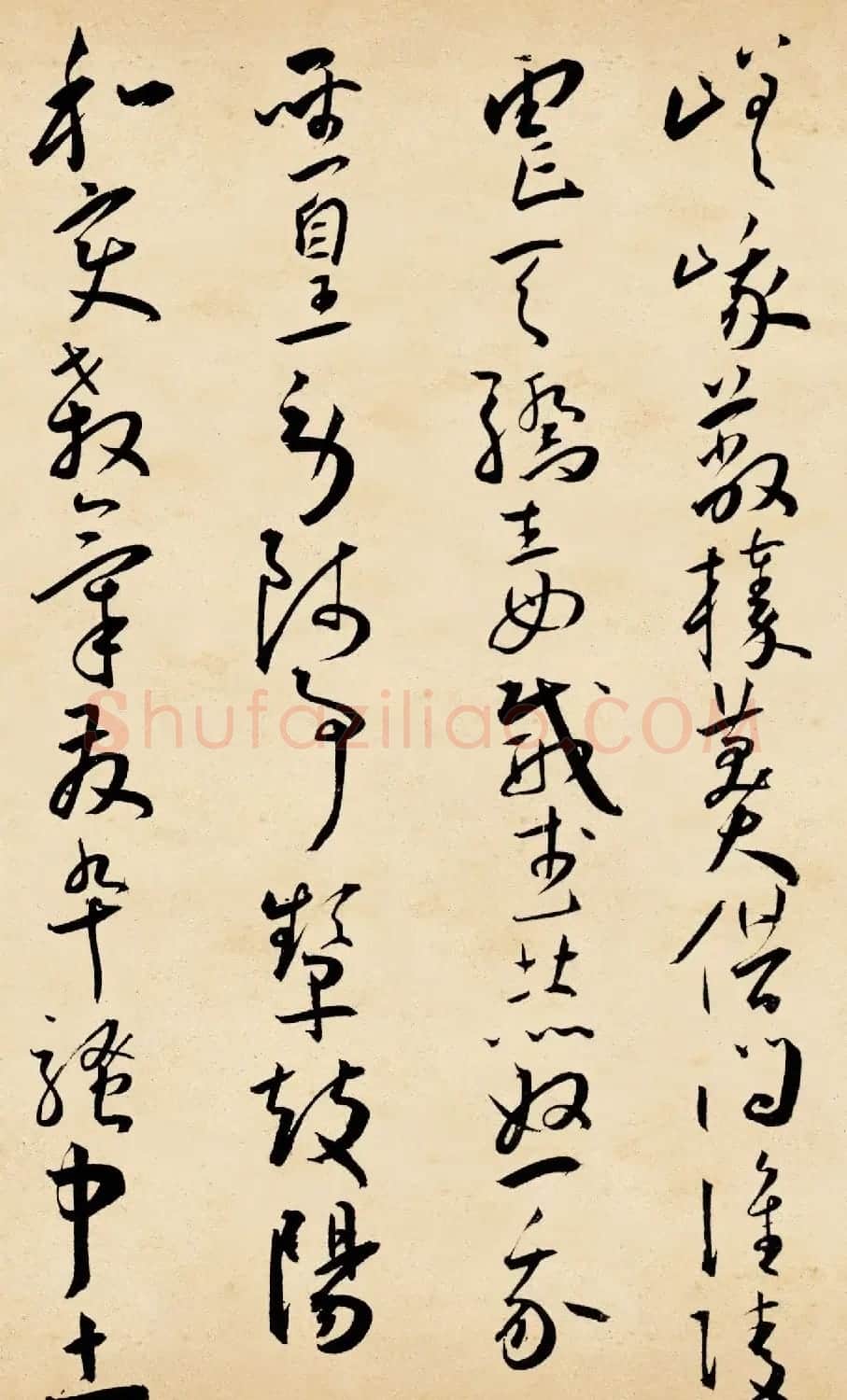 明代王宠草书诗卷《李太白古风诗九首》 | 软笔书法作品