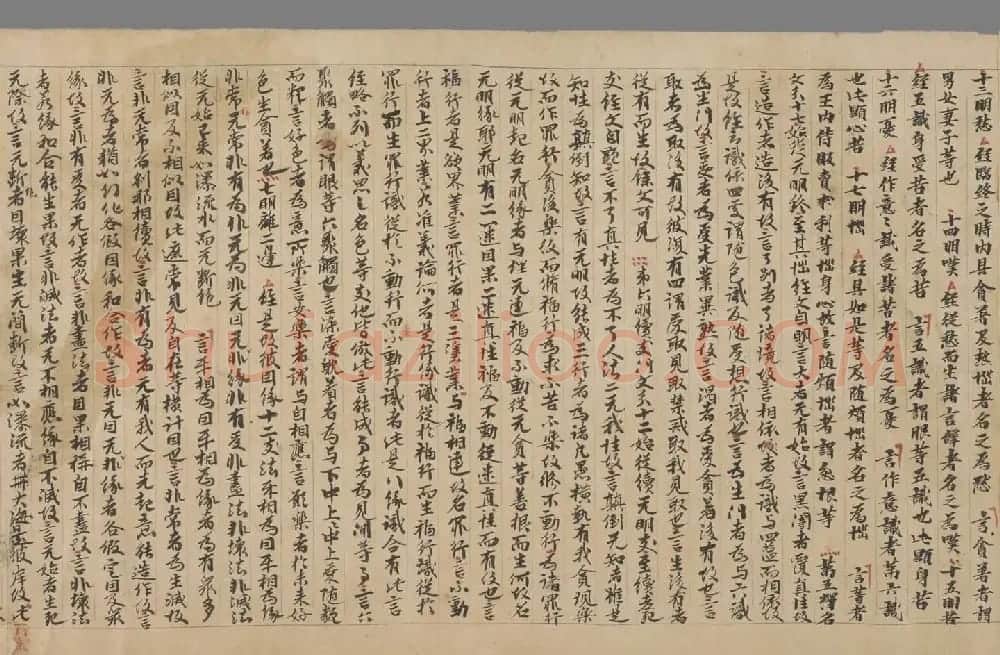 敦煌文献《净土寺藏经-大乘稻芉经随听疏》法国国家图书馆藏 | 敦煌写经欣赏