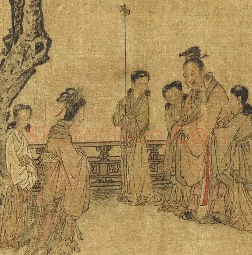 宋高宗楷书《女孝经》马和之补图绢本 | 传世书法作品精选