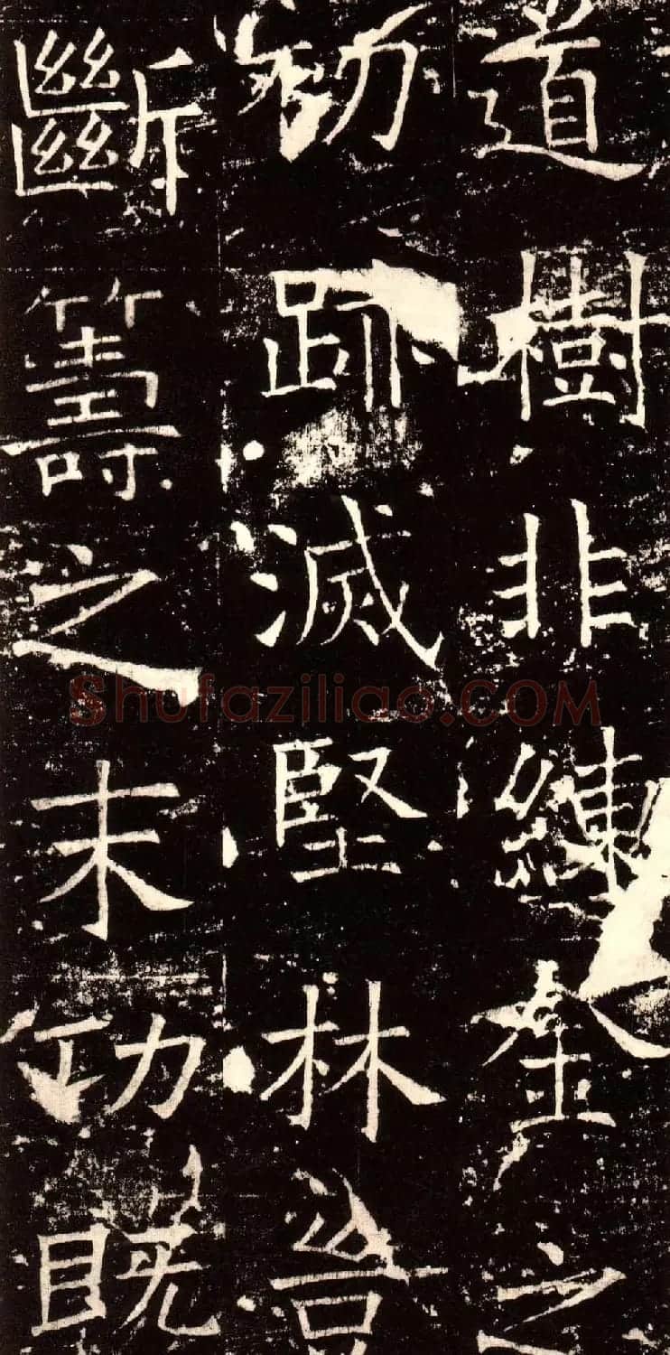 褚河南楷书欣赏《褚遂良伊阙佛龛碑》 | 书法碑帖
