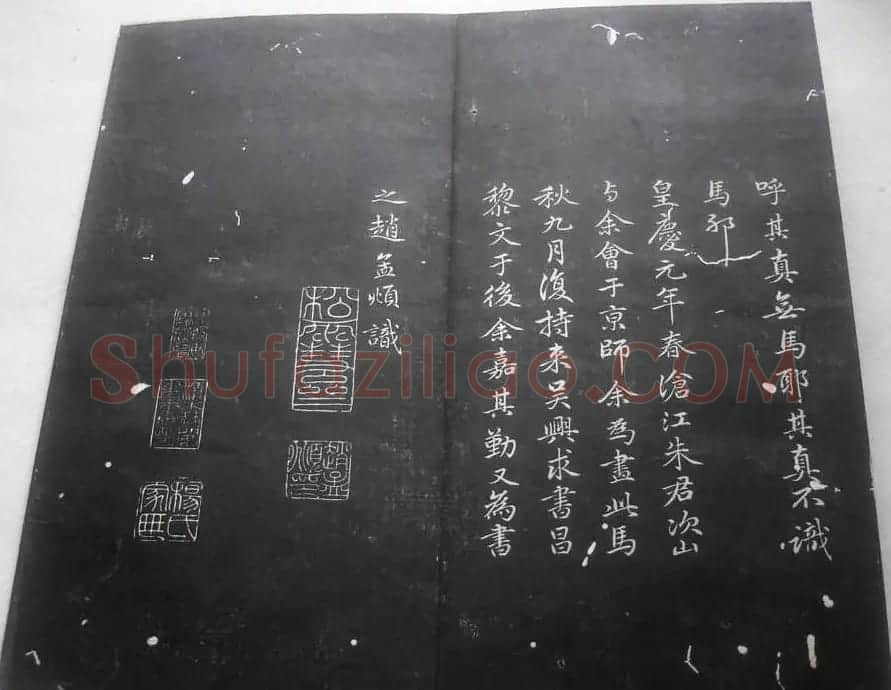 赵孟頫书法《松雪书马说》两种 | 书法名家作品欣赏