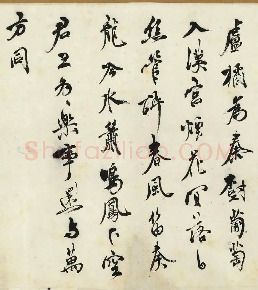 传明仇英乞巧图：宫中女子过七夕 | 传世书法作品精选