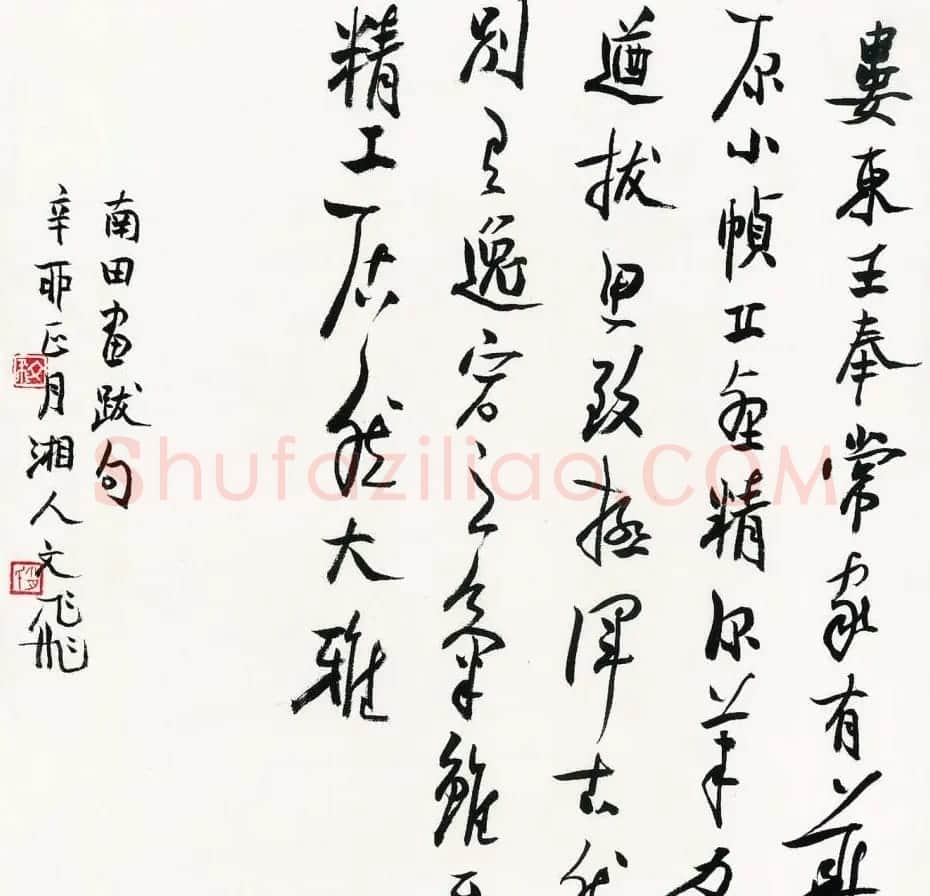 肖文飞毛笔书法作品欣赏 | 书法作品赏析