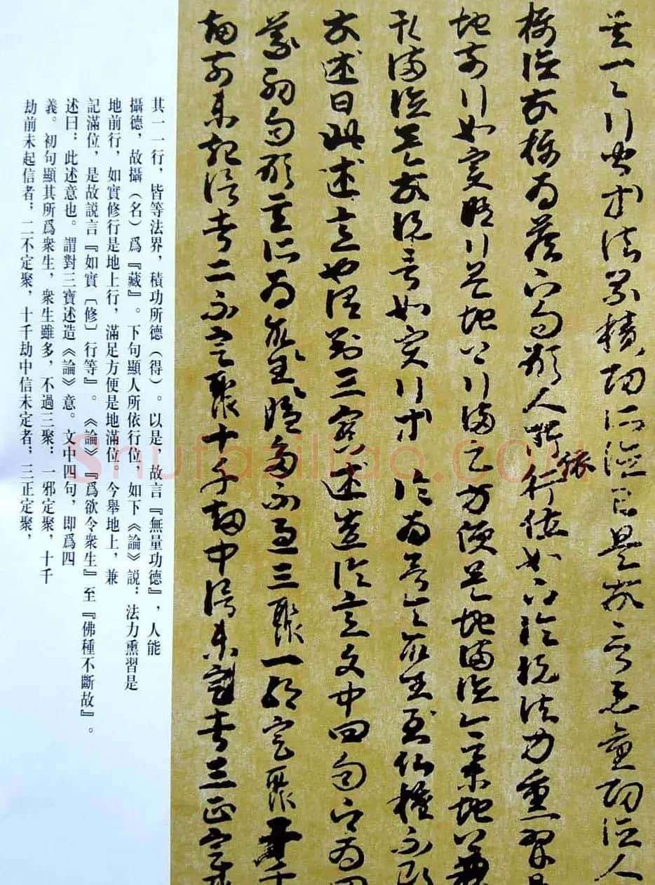 敦煌写经章草大乘起信论略述残卷 | 敦煌写经鉴赏