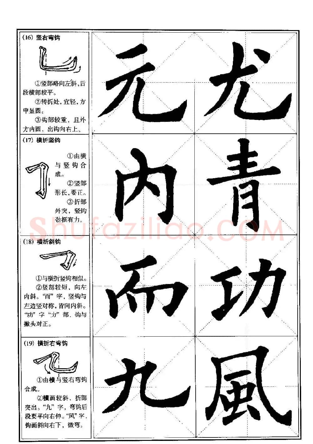 欧体书法教程《欧阳询楷书入门大字帖》 | 毛笔楷书字帖