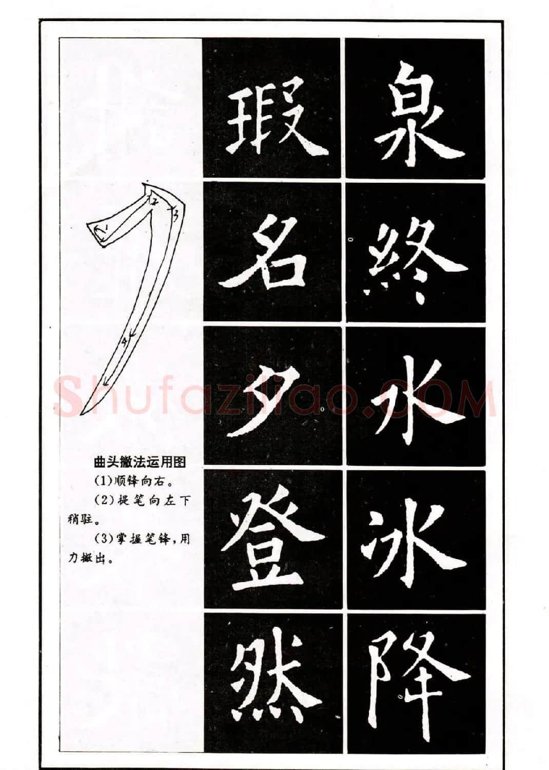 中小学生书法教材：楷书入门永字八法习字帖 | 毛笔楷书字帖