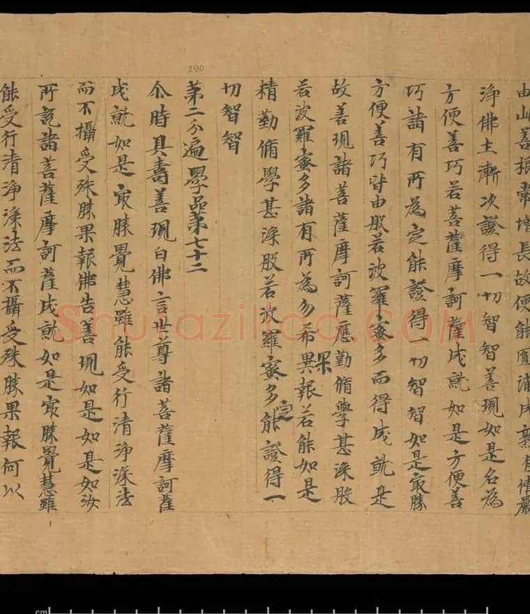 大般若波罗蜜多经卷第四百六十四 俄罗斯藏本 | 敦煌写经欣赏