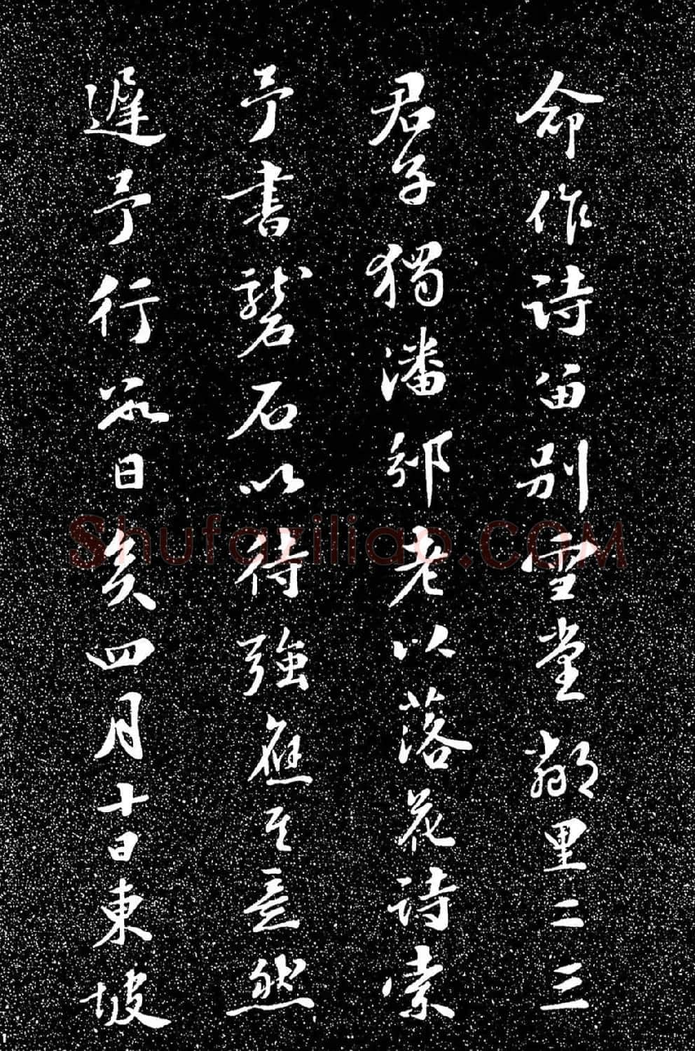 苏东坡49岁书落花诗（日本藏） | 软笔书法作品
