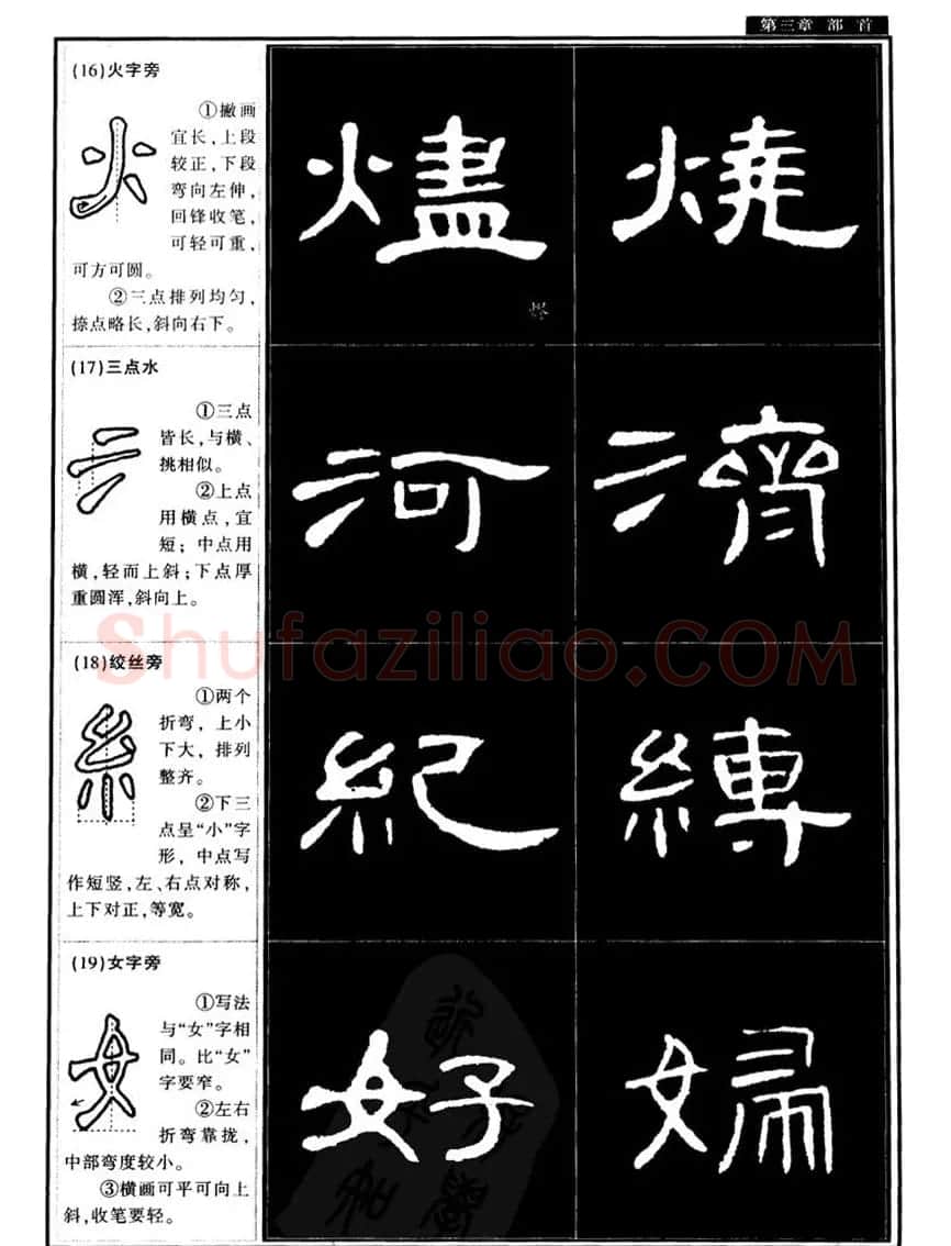 书法字帖下载《曹全碑隶书教程》 | 毛笔隶书字帖