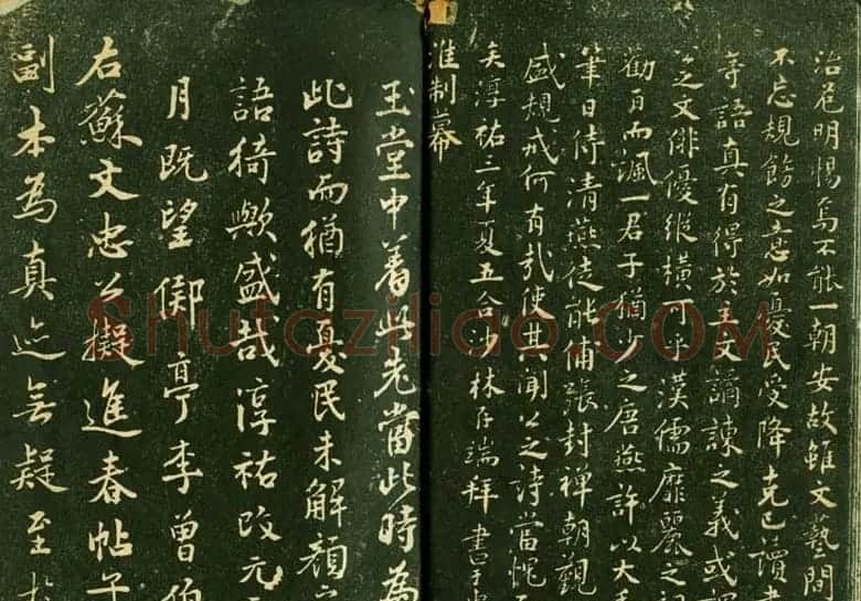 苏轼书法精品《三希堂法帖第十二册》 | 软笔书法作品