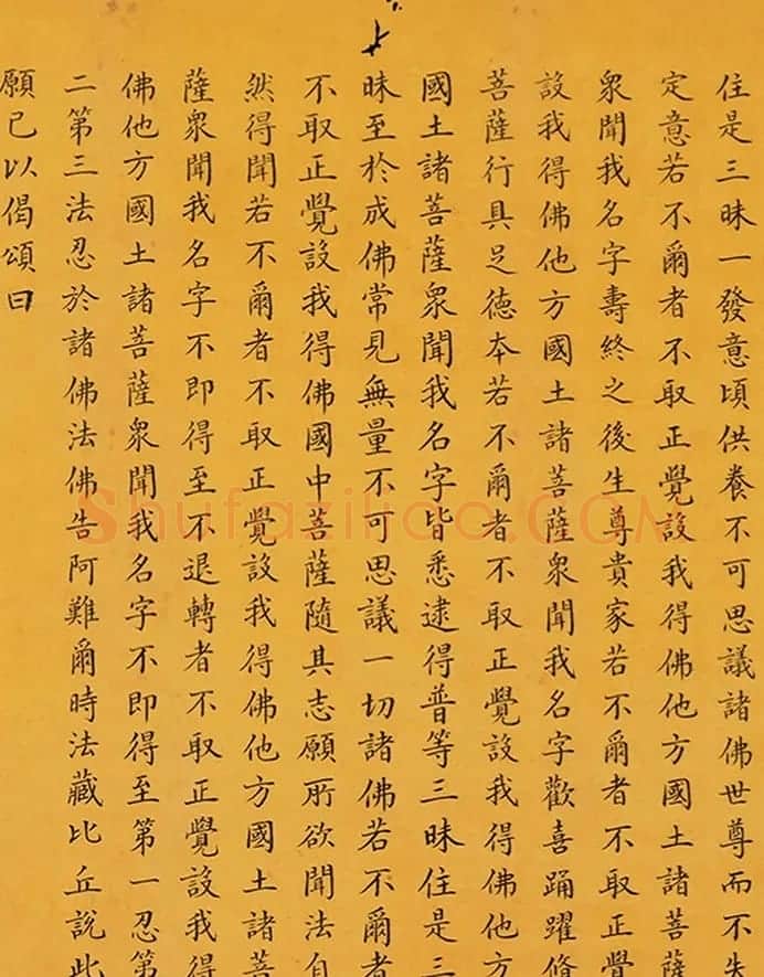 和珅小楷书佛说无量寿经卷 | 书法作品鉴赏
