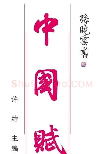 孙晓云行书《中国赋》 | 书法作品赏析