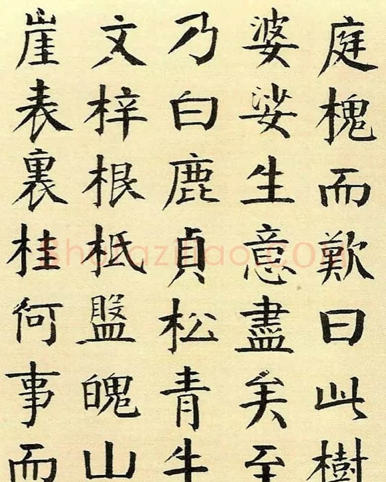 清代钱南园楷书书法欣赏《枯树赋》 | 书法名家作品欣赏