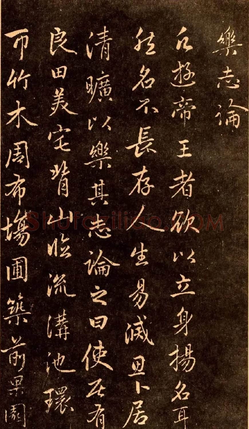 赵孟頫行书书法欣赏《乐志论》 | 名家书法作品精选
