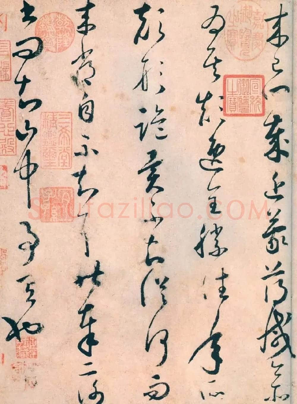 怀素草书墨迹欣赏《论书帖》3种 | 书法碑帖