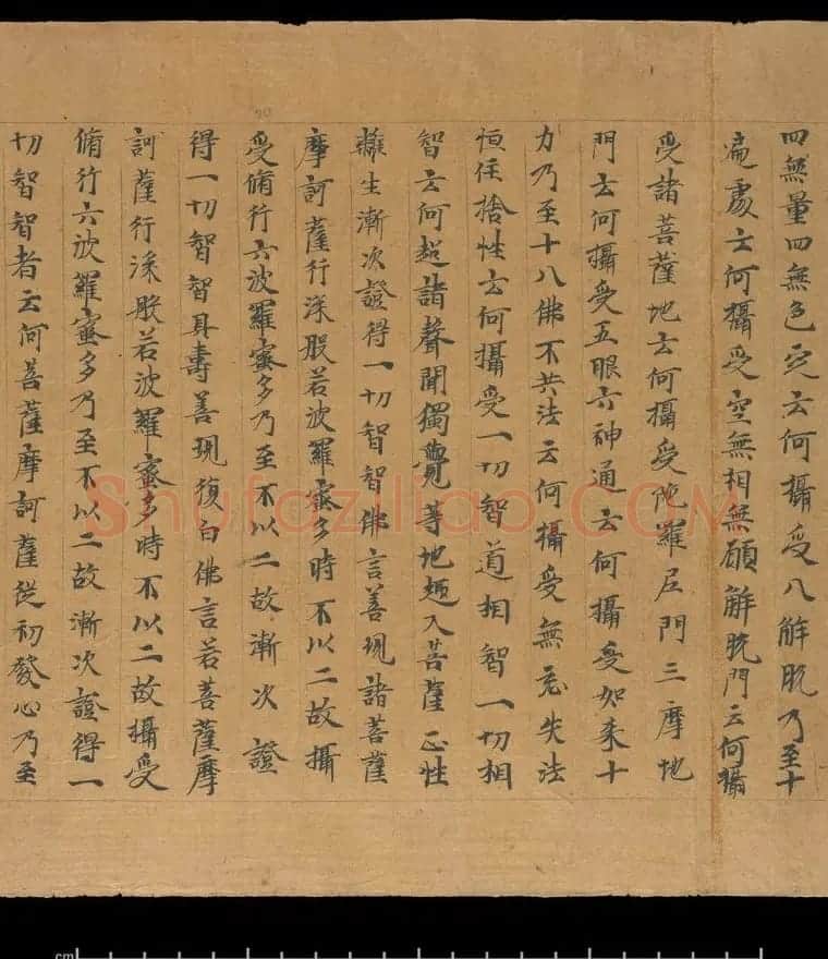 大般若波罗蜜多经卷第四百六十四 俄罗斯藏本 | 敦煌写经欣赏