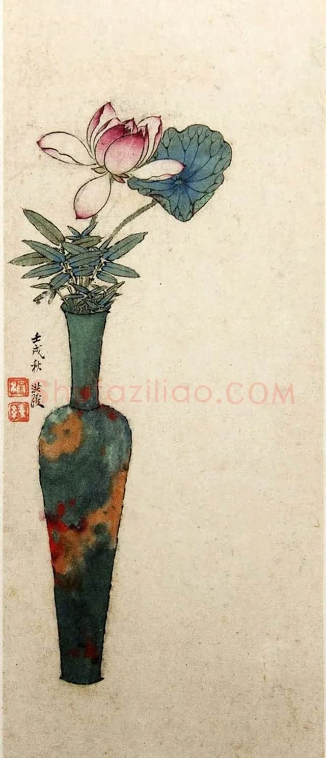 陈洪绶书法字画《明陈章侯画册》 | 传世书法作品鉴赏