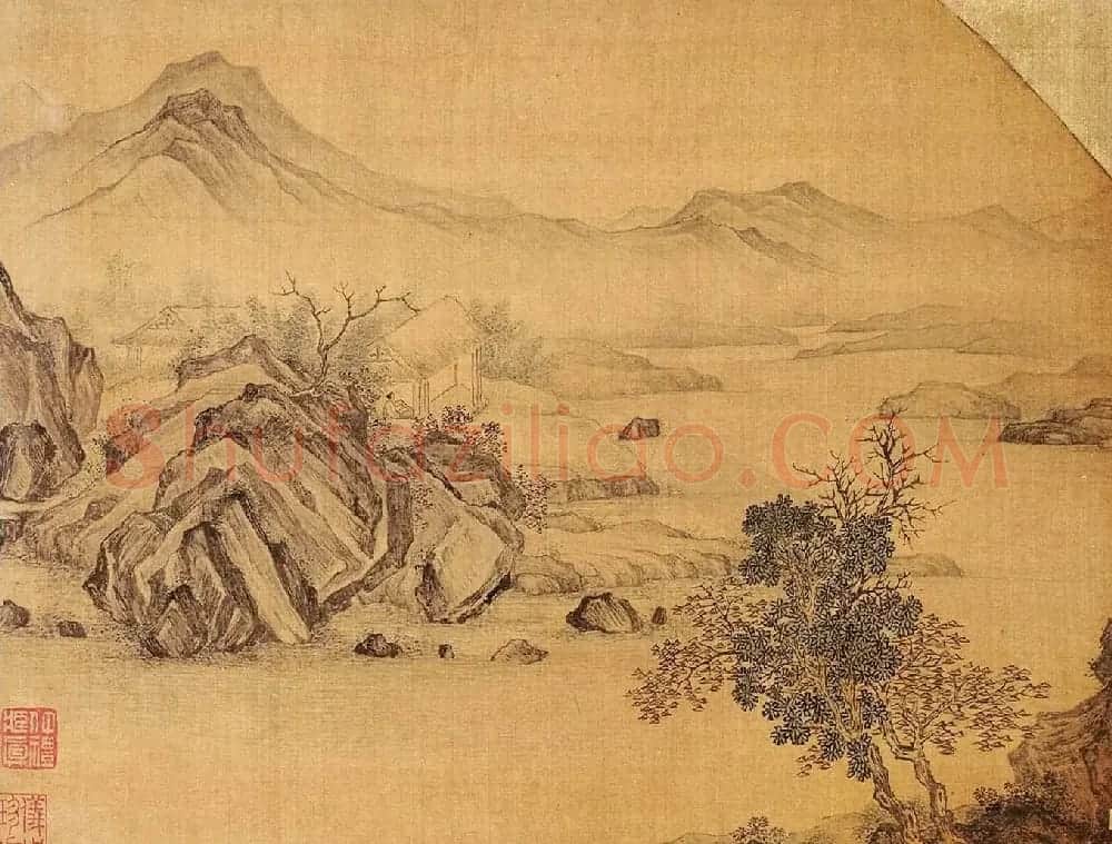 唐寅王守仁书画合册《山静日长图》 | 传世书法作品赏析