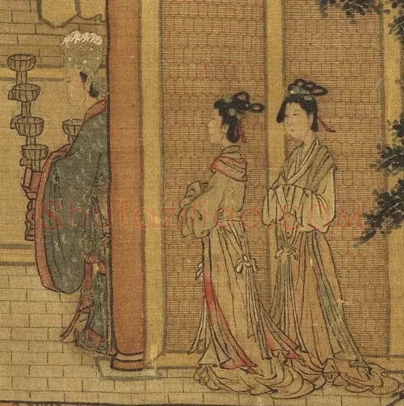 宋高宗楷书《女孝经》马和之补图绢本 | 传世书法作品精选