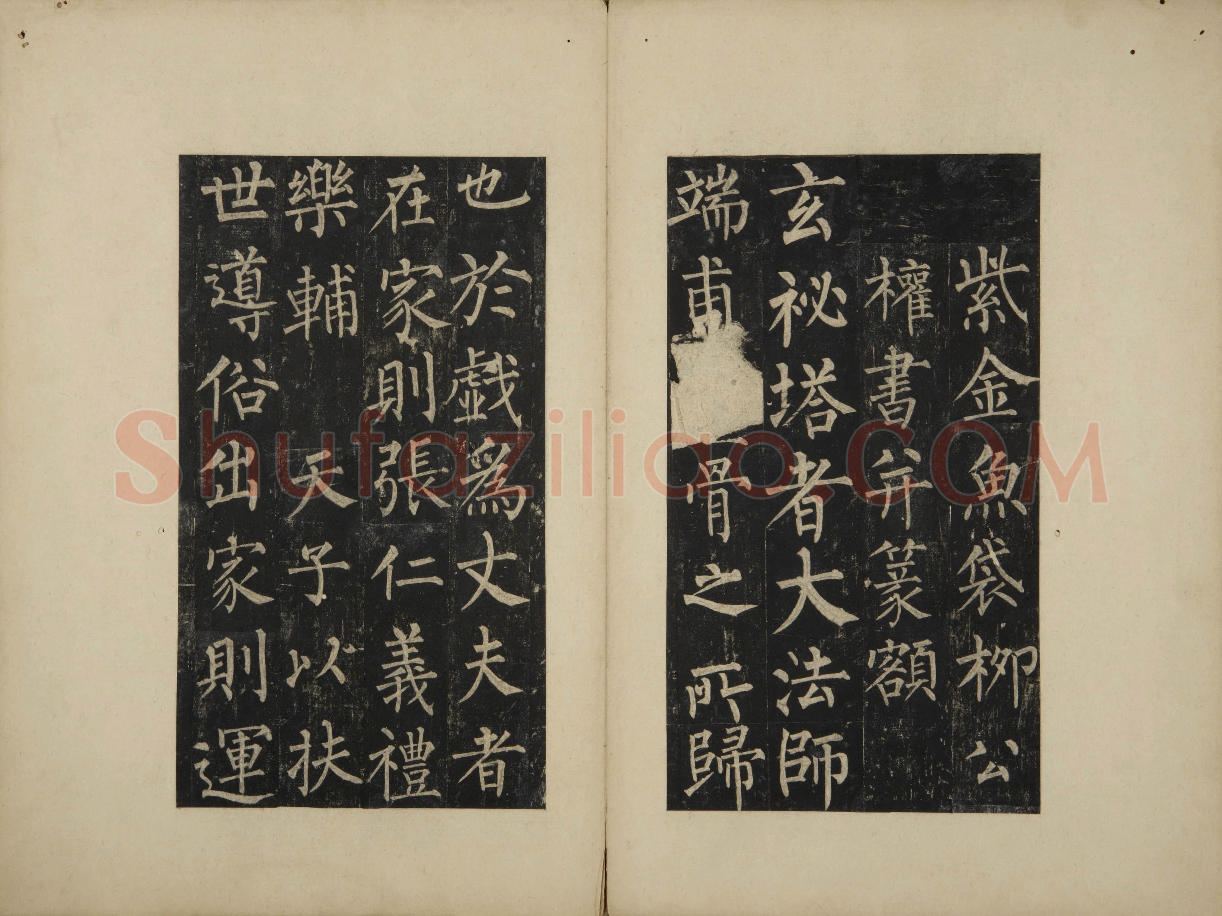 宋拓唐柳公权书玄秘塔碑册 | 故宫铭刻类藏品