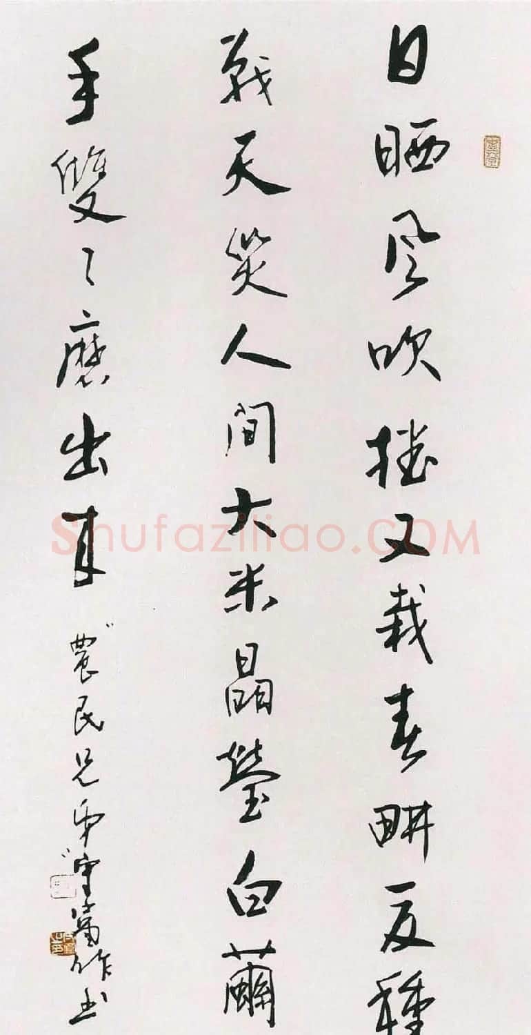 张守富毛笔书法作品欣赏 | 书法作品赏析