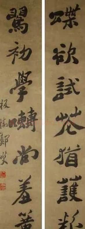 清代郑板桥对联书法作品欣赏 | 书法名家作品欣赏