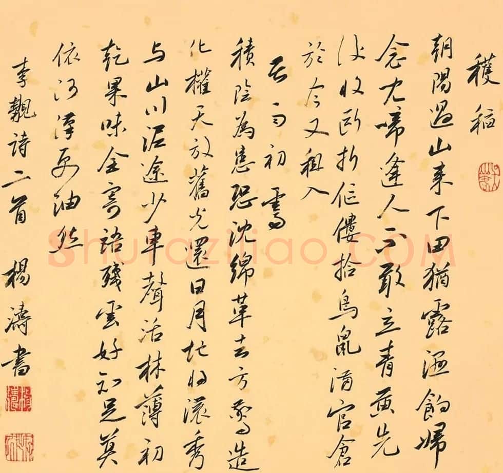 中国艺术研究院杨涛书法作品30幅 | 书法作品鉴赏